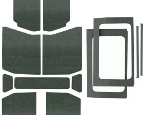 Design Engineering DEI Jeep Jl 4Dr 2018-Up Headliner Kit Gray 13Pc Combo Kit