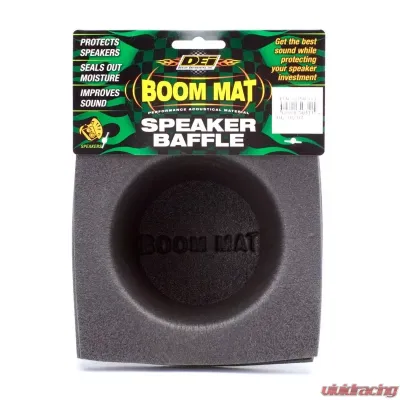 Design Engineering DEI Boom Mat Speaker Baffles- Pair - 4" Round Slim - 50311