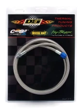 Design Engineering DEI Stainless Steel Braided Hose - 1 Ft. -4An F And 1/8 Npt M                                     - 80204 - Image 2