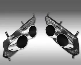Novitec Dual Polished Exhaust Tips Ferrari FF 12-16