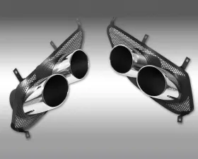 Novitec Polished Exhaust Tips w/Mesh Insert Ferrari Portofino 2018-2021