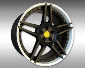 Novitec NF3 20x12.5 Black Rear 3-Piece Wheel Ferrari 458 Italia | Spider 2010-2015