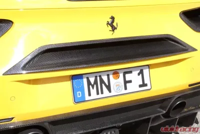 Novitec Carbon Fiber Rear Air Outlet Center Position  Ferrari 488 GTB | 488 Spider 2016-2021 - F6 488 37