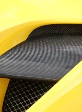 Novitec Carbon Fiber Sidewall Air-Guide Cover Set  Ferrari 488 GTB | 488 Spider 2016-2021                                     - F6 488 39 - Image 2