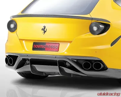 Novitec Carbon Fiber Rear Valence Attacchment Ferrari FF w/o Rear Camera 12-16 - F6 777 28