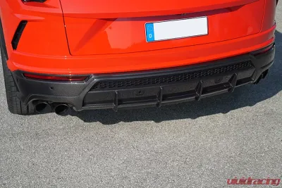 Novitec Carbon Fiber Rear Diffuser Lamborghini Urus w/Tow Hitch 2019+ - L6 333 99