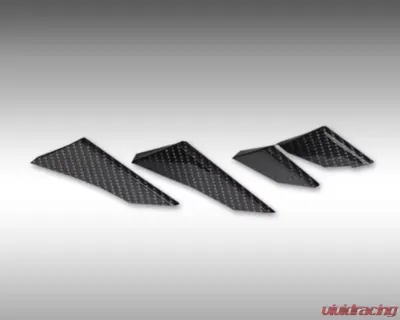 Novitec Visible Carbon Fiber Rear Bumper Diffusor Bars Lamborghini Aventador - L6 111 62