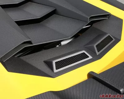 Novitec Torado Engine Bonnet Air Vent for Lamborghini Aventador LP 750-4 SV 2016-2020, Carbon Fiber - L6 111 81