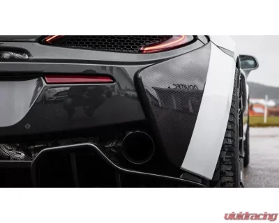 Novitec Visible Carbon Rear Bumper Side Cover McLaren 620R - C6 620 14