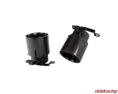 Novitec Carbon-Stainless Steel Tailpipes Carbon Glossy Ferrari F8 Tributo | Spider 2020+ - F1 444 55