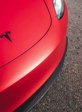 Novitec Carbon Fiber Front Lip Spoiler Tesla Model 3 2017+                                     - T6 X00 60 - Image 3
