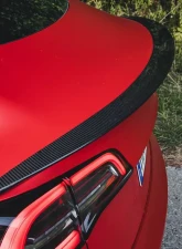 Novitec Carbon Fiber Rear Spoiler Tesla Model 3 2017+                                     - T6 X00 62 - Image 2