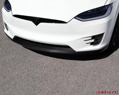 Novtiec Carbon Fiber Front Lip Spoiler Tesla Model X 2015+ - T6 X00 40