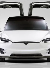 Novtiec Carbon Fiber Front Lip Spoiler Tesla Model X 2015+                                     - T6 X00 40 - Image 5