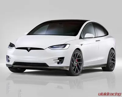Novtiec Carbon Fiber Front Lip Spoiler Tesla Model X 2015+ - T6 X00 40