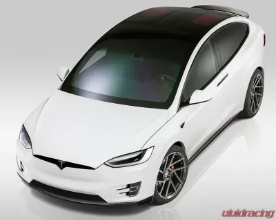 Novtiec Carbon Fiber Front Lip Spoiler Tesla Model X 2015+ - T6 X00 40