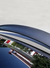 Novitec Carbon Fiber Rear Spoiler Tesla Model X w/Static OEM Spoiler 2015+                                     - T6 X00 43 - Image 2