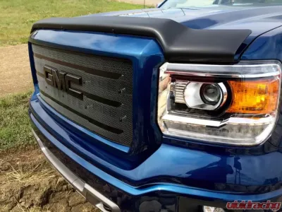 EGR Matte Black Superguard Style Hood Shield GMC Sierra 2014-2019 - 301585
