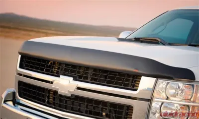 EGR Matte Black Superguard Style Hood Shield Ford Super Duty 2011-2016 - 303815