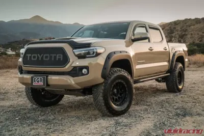 EGR Matte Black Superguard Style Hood Shield Toyota Tacoma 2016-2020 - 305085