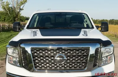 EGR Dark Smoke Superguard Style Hood Shield Nissan Titan XD 2016-2020 - 305901