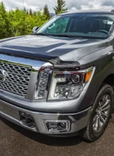 EGR Dark Smoke Superguard Style Hood Shield Nissan Titan XD 2016-2020                                     - 305901 - Image 4