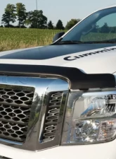 EGR Matte Black Superguard Style Hood Shield Nissan Titan XD 2016-2020                                     - 305905 - Image 2