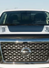 EGR Matte Black Superguard Style Hood Shield Nissan Titan XD 2016-2020                                     - 305905 - Image 3