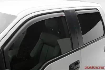 EGR Dark Smoke In-Channel Style 2pc Window Visors Chevrolet Colorado | GMC Canyon Ext Cab 2015+ - 561391