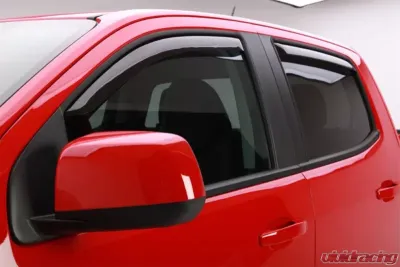EGR Dark Smoke In-Channel Style 4pc Window Visors Chevrolet Colorado | GMC Canyon Crew Cab 2015-2020 - 571391