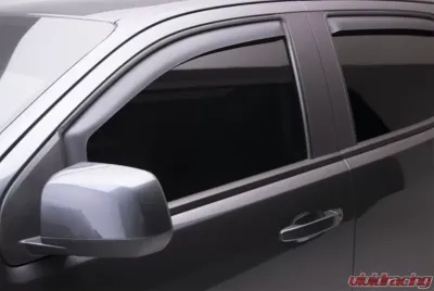 EGR Matte Black In-Channel Style 4pc Window Visors Chevrolet Colorado | GMC Canyon Crew Cab 2015-2020 - 571395