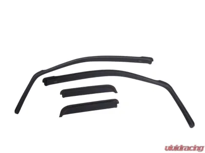 EGR Dark Smoke In-Channel Style 4pc Window Visors Chevrolet Silverado | GMC Sierra Ext Cab 2007-2013 - 571501
