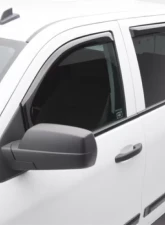 EGR Dark Smoke In-Channel Style 4pc Window Visors Chevrolet Silverado | GMC Sierra Crew Cab 2014-2019                                     - 571771 - Image 2