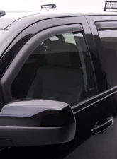 EGR Matte Black In-Channel Style 4pc Window Visors Chevrolet Silverado | GMC Sierra Crew Cab 2014-2019                                     - 571775 - Image 2