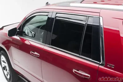 EGR Dark Smoke In-Channel Style 4pc Window Visors Chevrolet Tahoe | GMC Yukon 2015-2020 - 571861