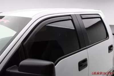 EGR Matte Black In-Channel Style 4pc Window Visors Ford F-150 Super Cab 2015-2020 - 573475