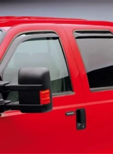 EGR Dark Smoke In-Channel Style 4pc Window Visors Ford Super Duty Crew Cab 1999-2016                                     - 573511 - Image 2