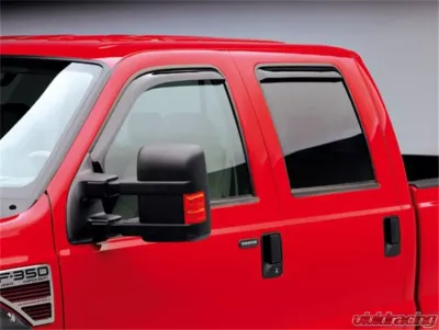 EGR Dark Smoke In-Channel Style 4pc Window Visors Ford Super Duty Crew Cab 1999-2016 - 573511