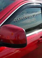 EGR Dark Smoke In-Channel Style 4pc Window Visors Jeep Grand Cherokee 2011-2020                                     - 575131 - Image 2
