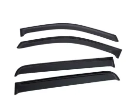 EGR Light Smoke SlimLine Tape-On 4pc Window Visors Nissan Titan Crew Cab 2016-2020