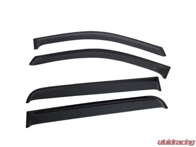 EGR Light Smoke SlimLine Tape-On 4pc Window Visors Nissan Titan Crew Cab 2016-2020 - 576001
