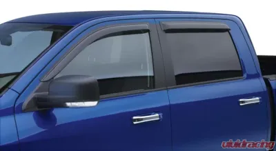 EGR Dark Smoke Tape-On 4pc Window Visors Ford F-150 Crew Cab 2009-2014 - 643391
