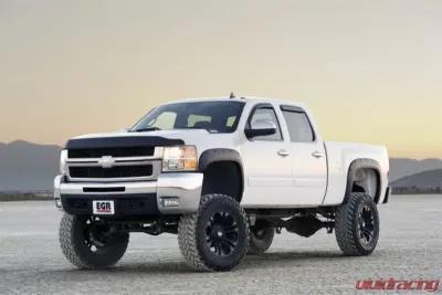 EGR Matte Black Bolt-On Style Fender Flares Set Chevrolet Silverado w/ 6-8ft Bed 2007-2013 - 791505