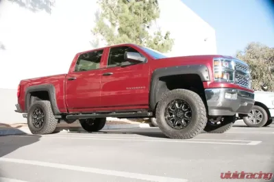 EGR Matte Black Bolt-On Style Fender Flares Set Chevrolet Silverado w/ 6-8ft Bed 2014-2018 - 791575