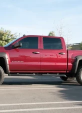 EGR Matte Black Bolt-On Style Fender Flares Set Chevrolet Silverado 1500 w/ 5ft Bed 2014-2018                                     - 791675 - Image 4