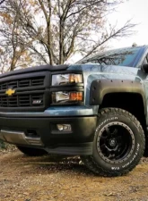 EGR Matte Black Bolt-On Style Fender Flares Set Chevrolet Silverado 1500 w/ 5ft Bed 2014-2018                                     - 791675 - Image 5