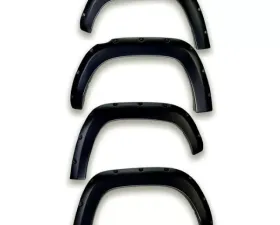 EGR Carbon Black Bolt-On Look Color Match Fender Flares Set Ford Super Duty 2011-2015