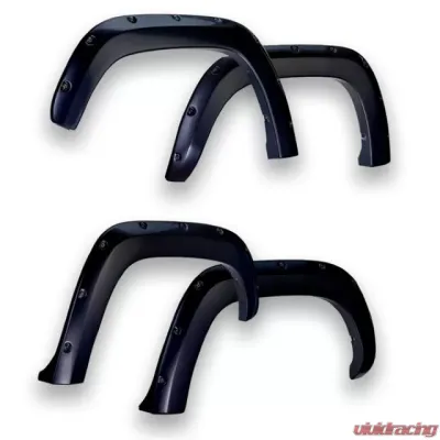 EGR Carbon Black Bolt-On Look Color Match Fender Flares Set Ford Super Duty 2011-2015 - 793814-G1