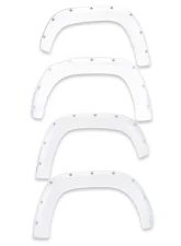 EGR Super White Bolt-On Look Color Match Fender Flares Set Toyota Tacoma w/ Mudflap 2016-2020                                     - 795084-040 - Image 2