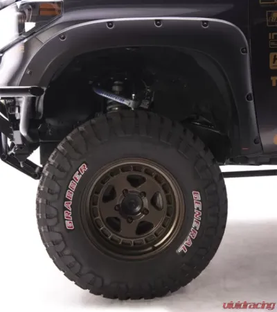 EGR Matte Black Bolt-On Style Fender Flares Set Toyota Tundra 2014-2020 - 795495